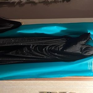 All black sparkly Portia and scarlet dress